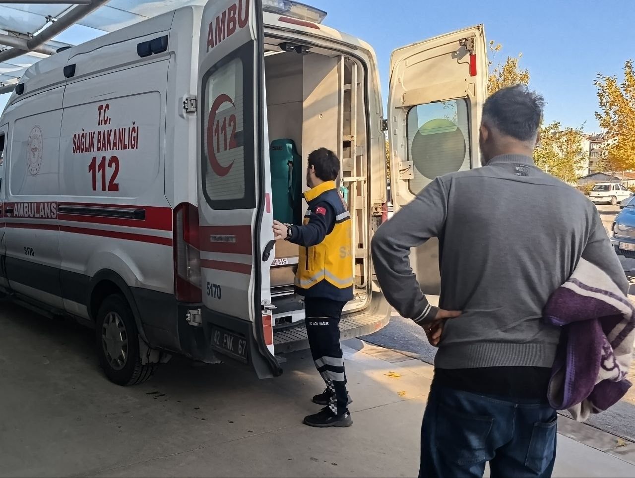 Konyada Ikinci Kattan Dusen Alzaymir Hastasi Kadin Yaralandi (1)