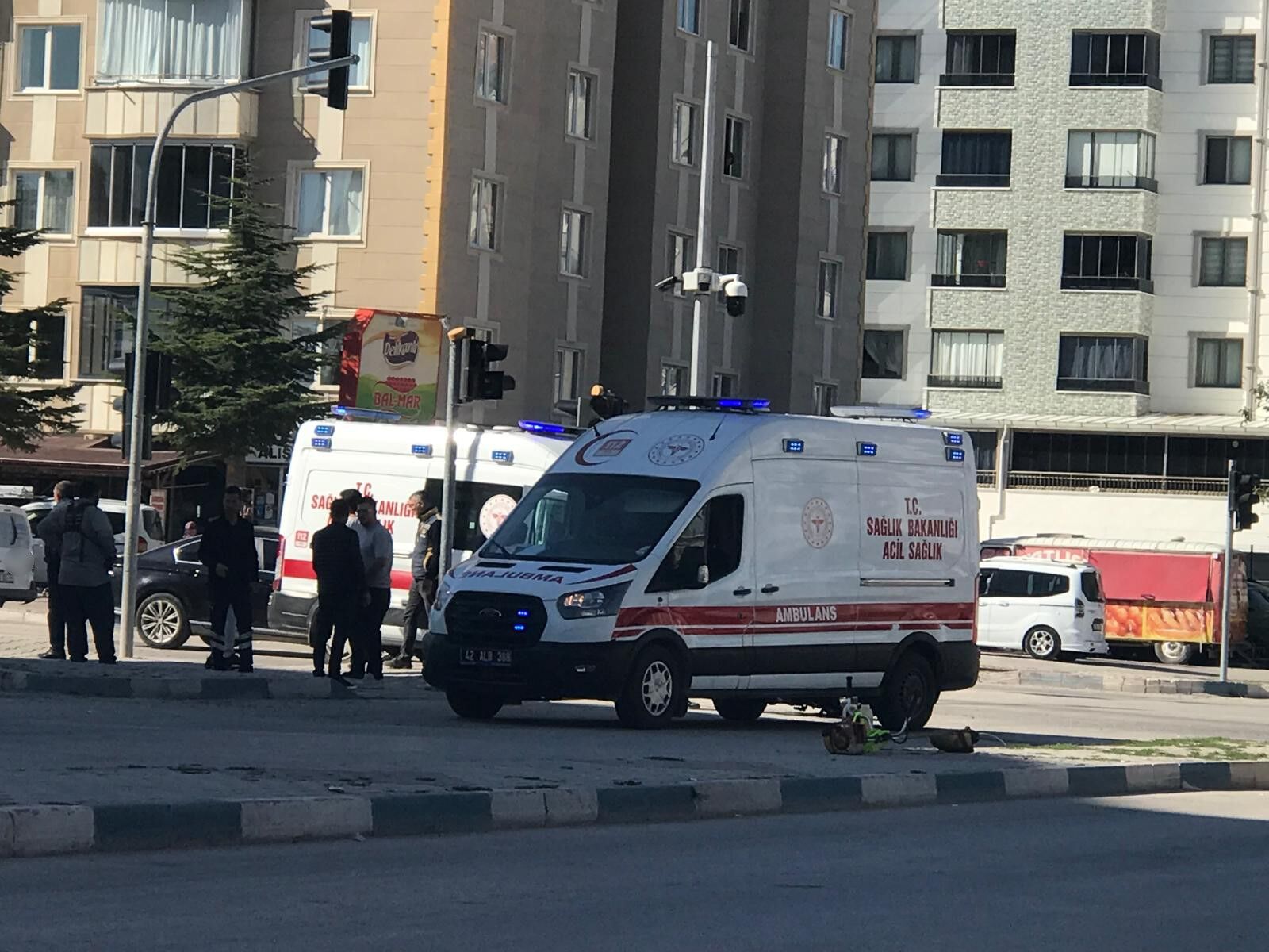 Konyada Suv Ile Motosiklet Carpisti 2 Yarali (1)