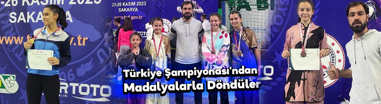 Türkiye Şampiyonası'ndan Madalyalarla Döndüler